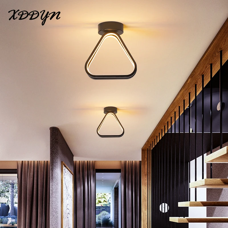

Потолочный светильник XDDYN для гостиной, спальни, коридора, кухни, освещение для балкона, гардеробной, черно-белый светодиодный современный н...