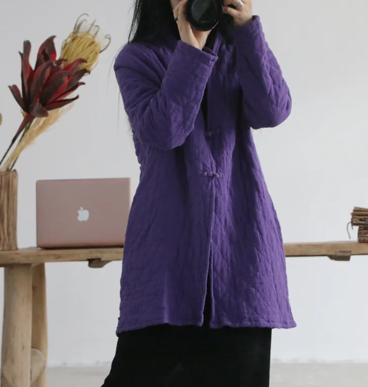 Cotton thin cotton Zen meaning loose warm cotton outer A406
Cotton thin cotton Zen meaning loose warm cotton outer A406