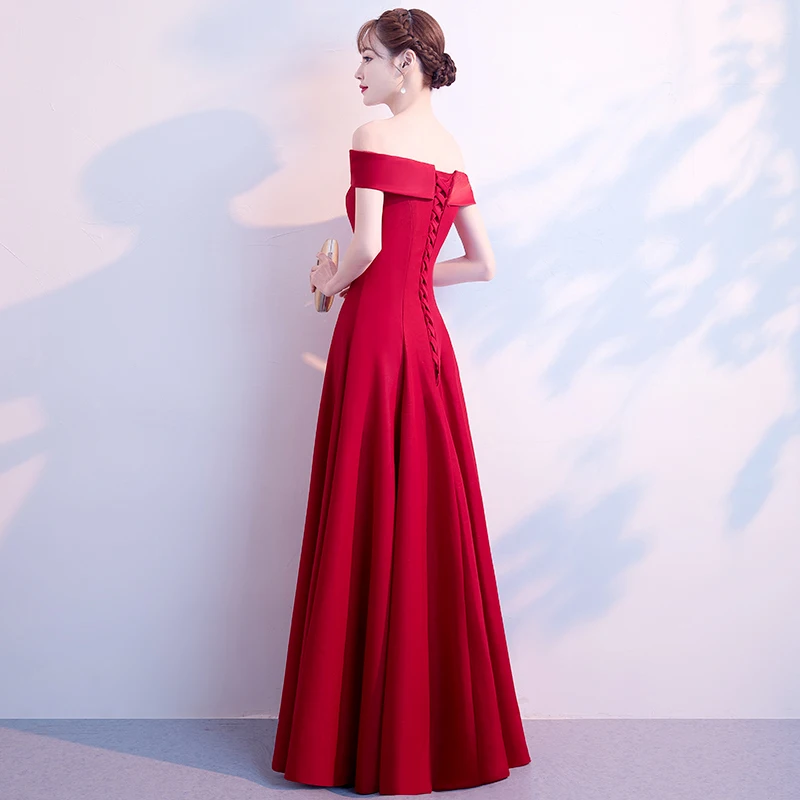 Simple Off The Shoulder Evening Dresses Floor Length Burgundy Evening Party Dress A Line Ruffles Evening Gown Aftenkjole
Simple Off The Shoulder Evening Dresses Floor Length Burgundy Evening Party Dress A Line Ruffles Evening Gown Aftenkjole