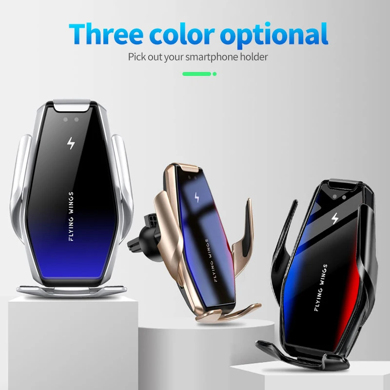 Automatic Clamping 15W Fast Car Wireless Charger For Mobile Phone Infrared Sensor Phone Holder
Automatic Clamping 15W Fast Car Wireless Charger For Mobile Phone Infrared Sensor Phone Holder