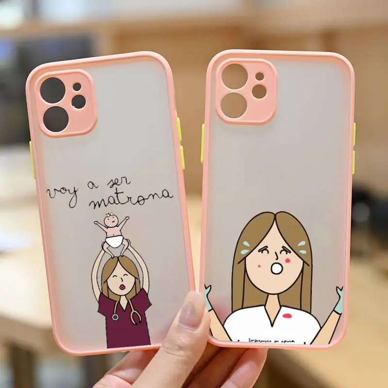 Doctor nurse medicine cartoon Phone Case matte transparent For iphone 7 8 11 12 13 plus mini x xs xr pro max cover 
Doctor nurse medicine cartoon Phone Case matte transparent For iphone 7 8 11 12 13 plus mini x xs xr pro max cover
