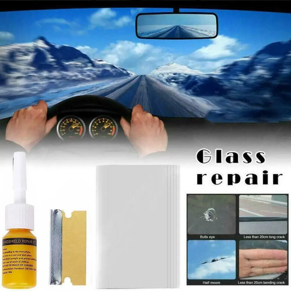 DIY Window Repair Tools Car Windshield Repair Tool Windscreen Glass Scratch Crack Restore Window Screen resin blade strips 
DIY Window Repair Tools Car Windshield Repair Tool Windscreen Glass Scratch Crack Restore Window Screen resin blade strips