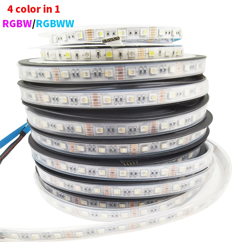 5M/lot DC 12V RGBW/RGBWW 4 color in 1 led chip 60Leds/m Waterproof IP30/65/IP67 5050 SMD flexible LED Strip light
5M/lot DC 12V RGBW/RGBWW 4 color in 1 led chip 60Leds/m Waterproof IP30/65/IP67 5050 SMD flexible LED Strip light