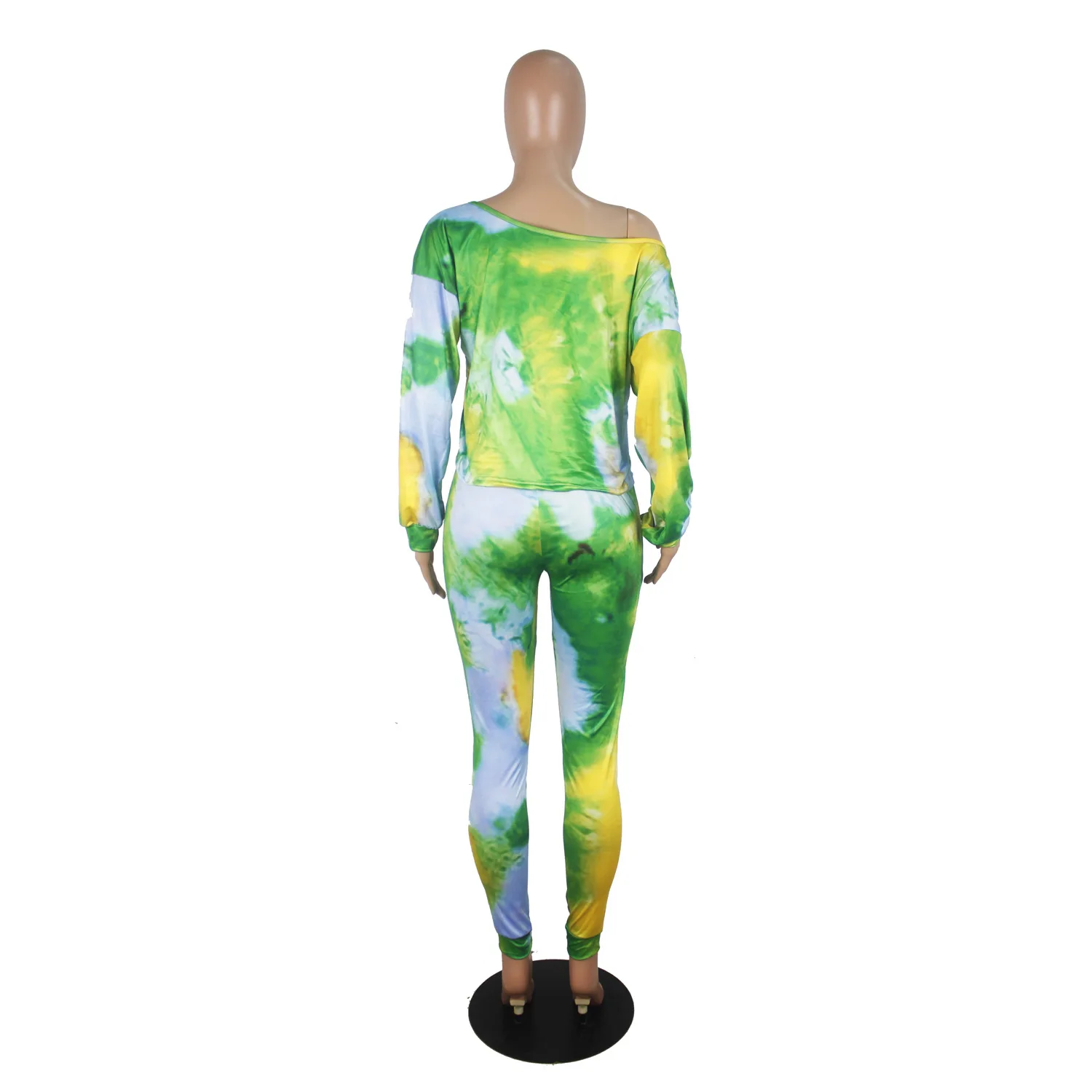 Tie Dye 2 Piece Set One Shoulder T-shirt Top+Pants Set Casual Women Tracksuit Streetwear Matching Sets Festival Clothing
Tie Dye 2 Piece Set One Shoulder T-shirt Top+Pants Set Casual Women Tracksuit Streetwear Matching Sets Festival Clothing