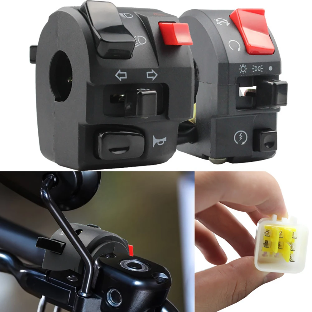 7/8" Motorcycle Handlebar Controller Switch Horn Button Turn Signal Fog Light Start Kill Warning Light Switch for 300cc 600cc
7/8" Motorcycle Handlebar Controller Switch Horn Button Turn Signal Fog Light Start Kill Warning Light Switch for 300cc 600cc