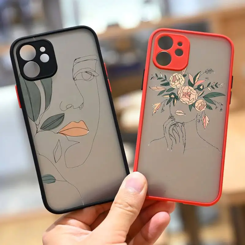 Abstract Line Art Sketch Girl aesthetics Phone Case For iPhone 13 12 11 Mini Pro XR XS Max 7 8 Plus X Matte transparent Cover
Abstract Line Art Sketch Girl aesthetics Phone Case For iPhone 13 12 11 Mini Pro XR XS Max 7 8 Plus X Matte transparent Cover