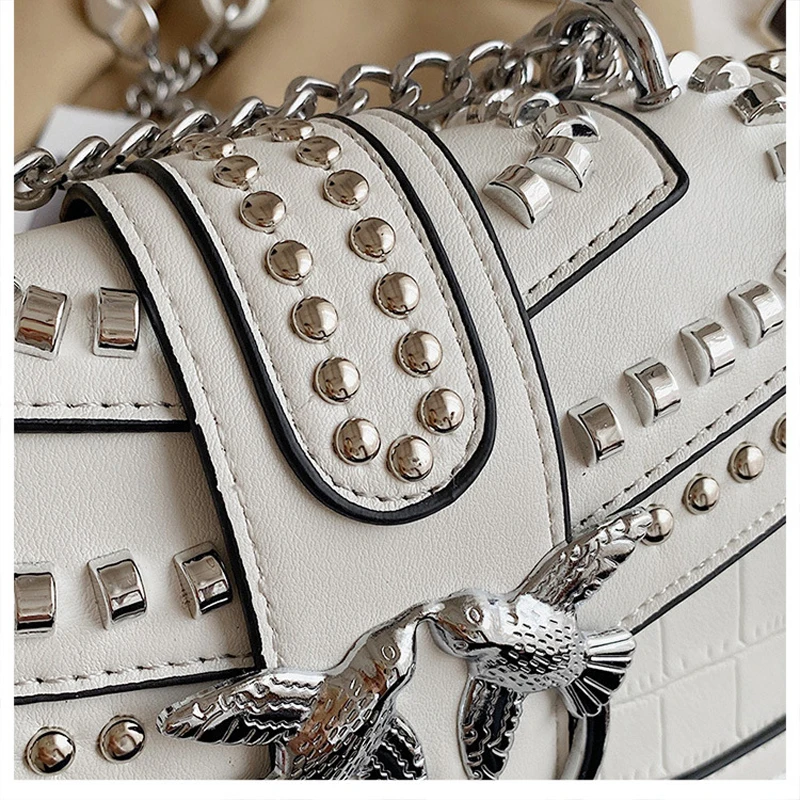 New Swallow Sequined Crossbody Bag for Women 2021 Hot Fashion Rivet Shoulder Chain Bags Lady Purses and Handbags Wallet on Chain
New Swallow Sequined Crossbody Bag for Women 2021 Hot Fashion Rivet Shoulder Chain Bags Lady Purses and Handbags Wallet on Chain