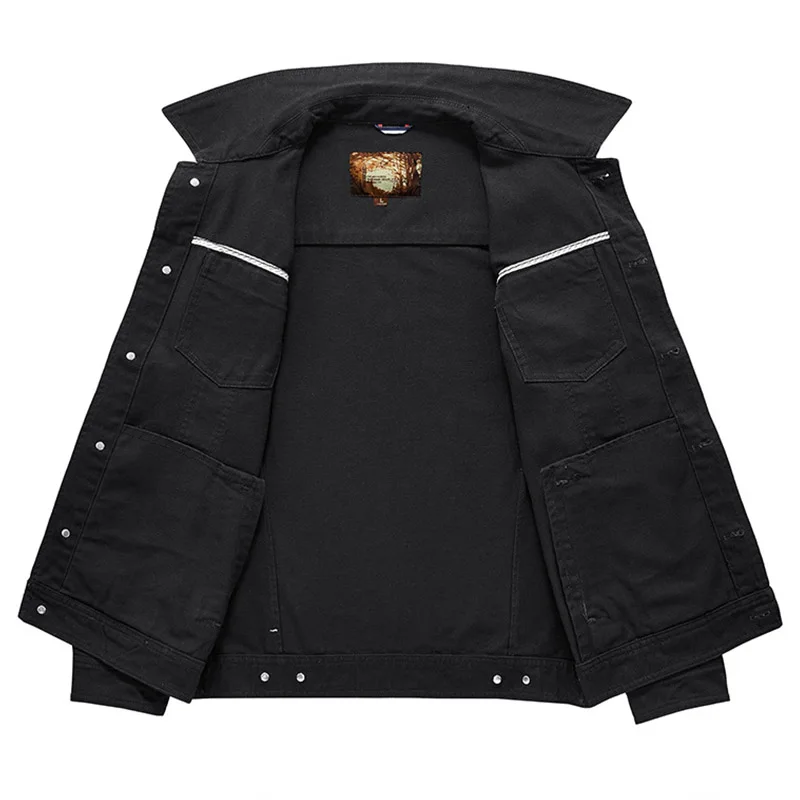 Mcikkny Men's Cargo Casual Denim Jackets Turn Down Collar Cotton Outwear Coats For Male Top Clothing Size M-4XL
Mcikkny Men's Cargo Casual Denim Jackets Turn Down Collar Cotton Outwear Coats For Male Top Clothing Size M-4XL
