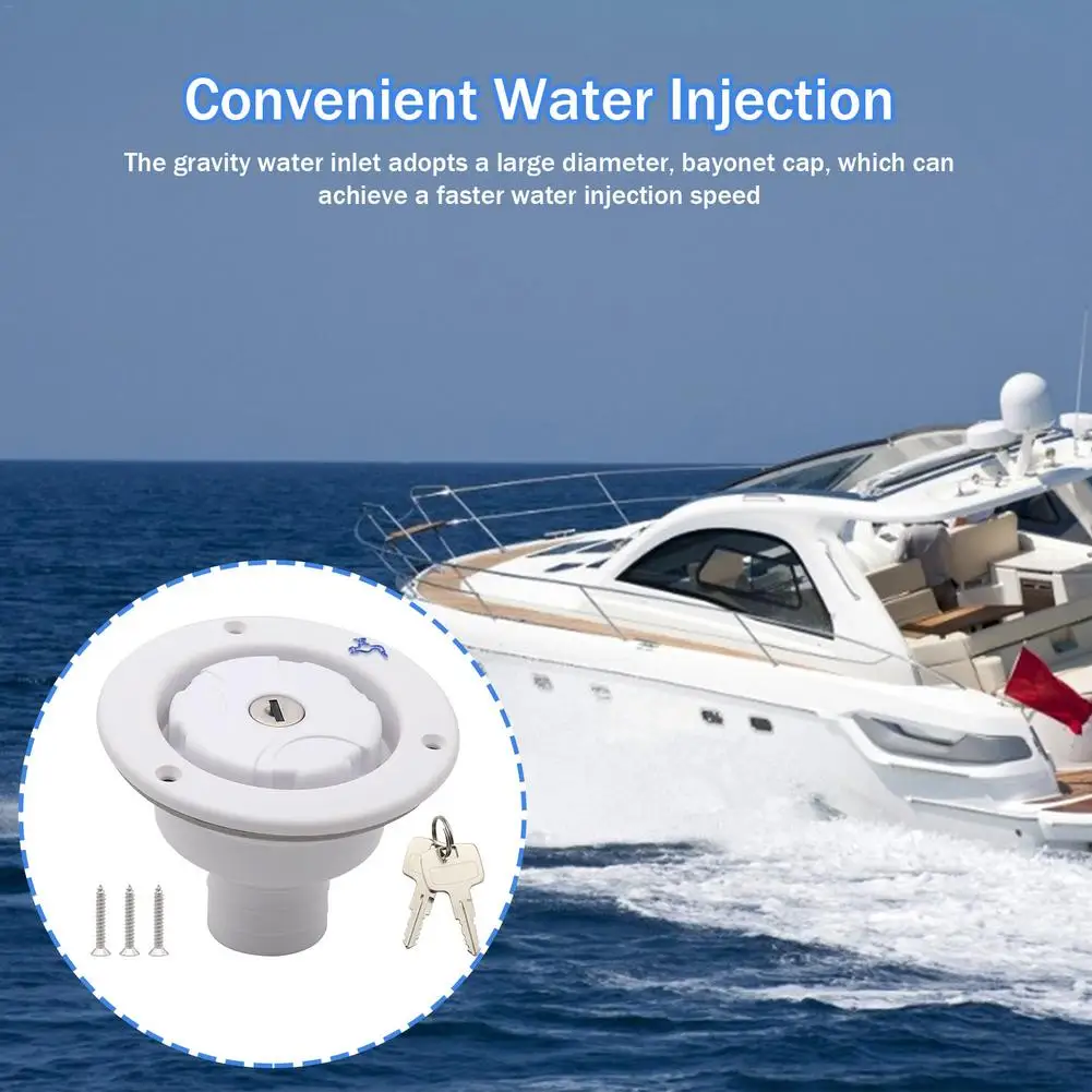 Water Inlet Water Locking Cap RV Camper Trailer Caravan Gravity Locking Convenient Tough Car Hatch Cover Gravity Lock Water Port
Water Inlet Water Locking Cap RV Camper Trailer Caravan Gravity Locking Convenient Tough Car Hatch Cover Gravity Lock Water Port