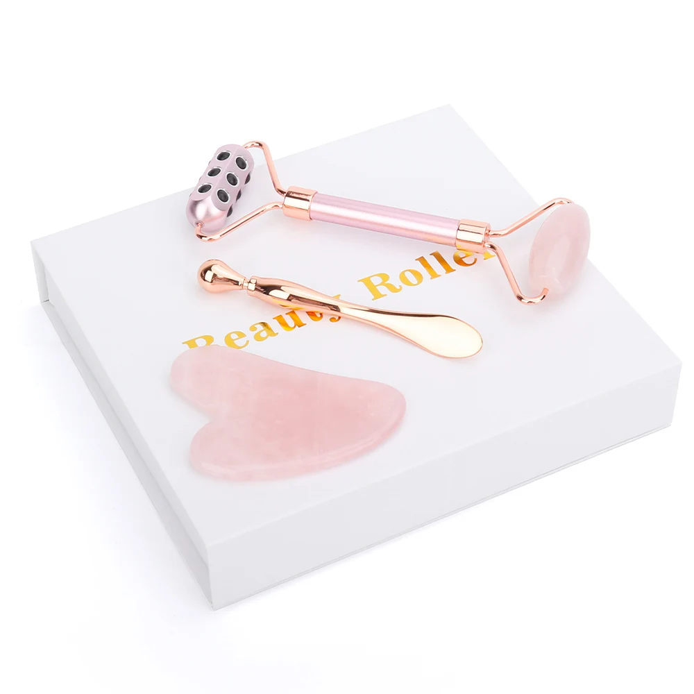 Germanium Facial Beauty Roller Gua Sha Massage Set for Face Eyes Massge Spoon Skin Care Tightening Wrinkless Roller Massage Tool
Germanium Facial Beauty Roller Gua Sha Massage Set for Face Eyes Massge Spoon Skin Care Tightening Wrinkless Roller Massage Tool