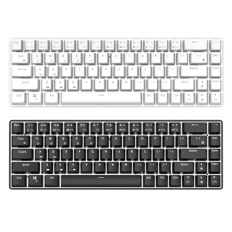 H052 RK68 (RK855) RGB Wireless Mechanical Keyboard 68 Keys 60% Bluetooth-compatible Hot Swappble Gaming Keyboard Green Switch
H052 RK68 (RK855) RGB Wireless Mechanical Keyboard 68 Keys 60% Bluetooth-compatible Hot Swappble Gaming Keyboard Green Switch