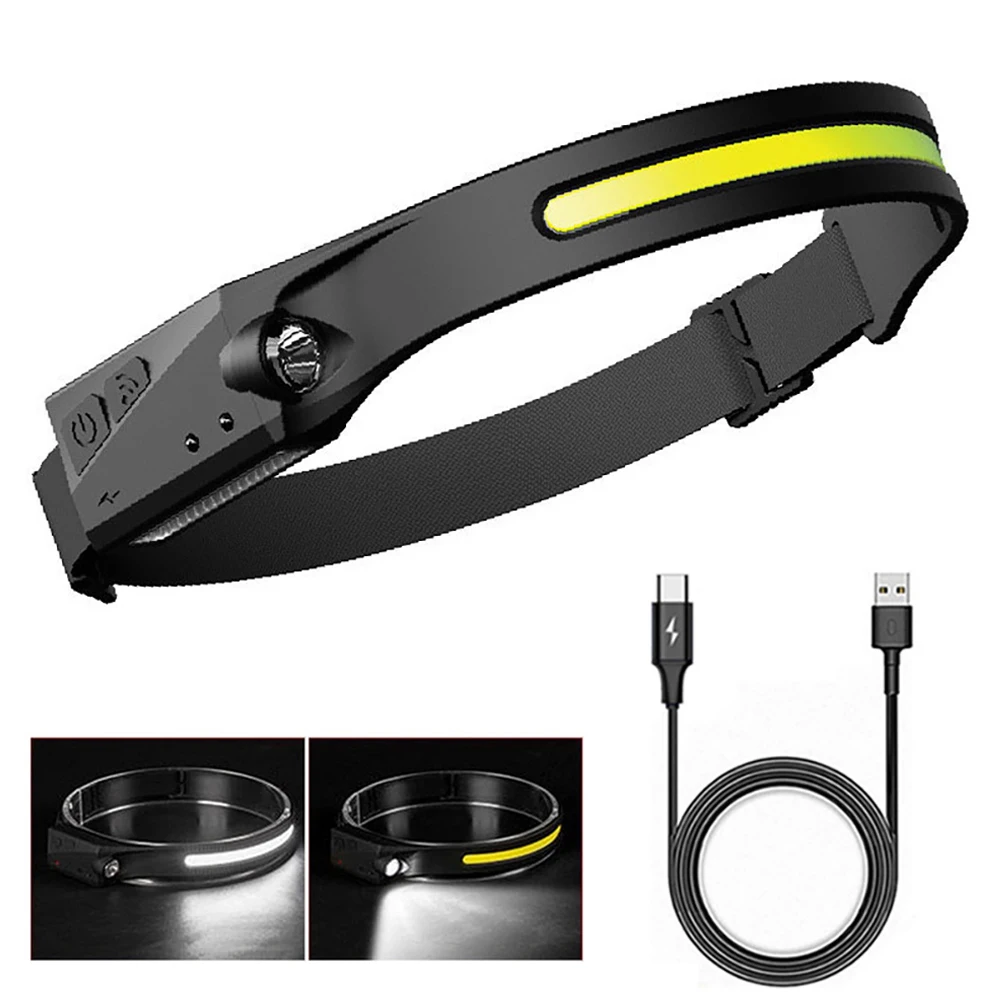 Induction Headlamp Sensor Headlight COB LED Head Lamp USB Rechargeable Waterproof Head Light Outdoor Night Running Headlight
Induction Headlamp Sensor Headlight COB LED Head Lamp USB Rechargeable Waterproof Head Light Outdoor Night Running Headlight