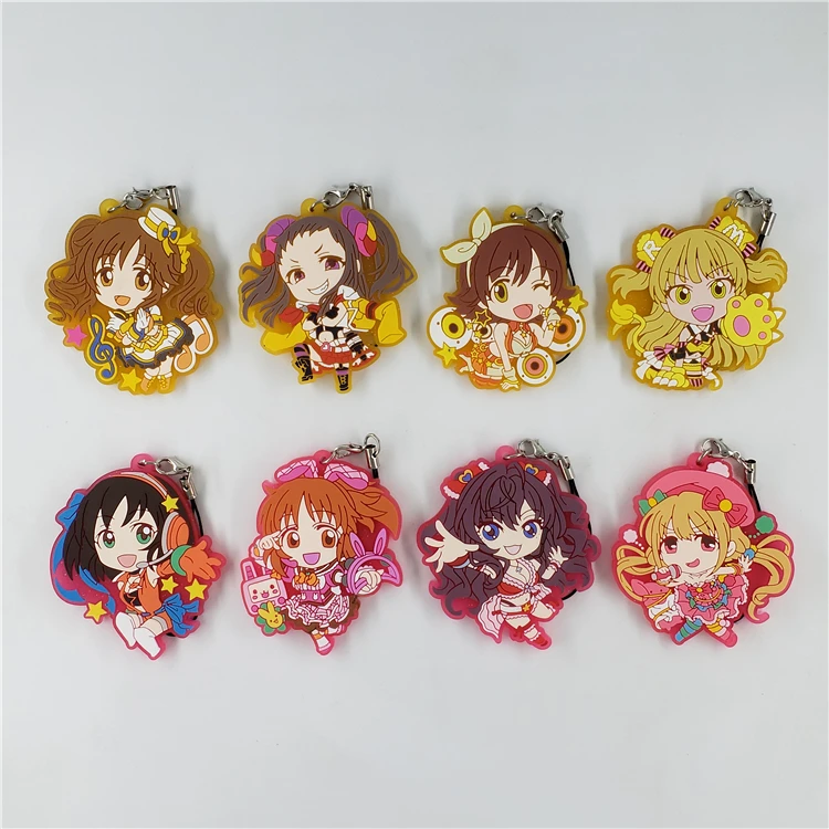 THE IDOLM @ STER аниме IDOLMASTER Cinderella Project Futaba Anzu Jougasaki Rika Idol Master игра резиновый брелок |
