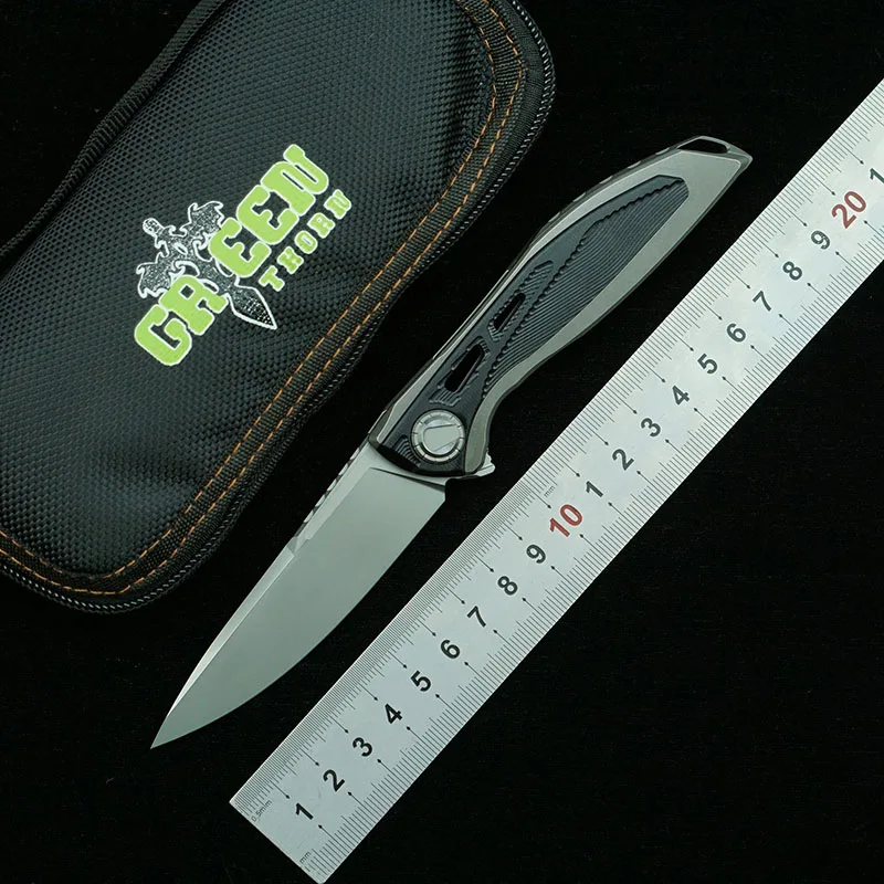Складной нож Green thorn Neon D2, сталь 3D титановый сплав/Ручка G10, для дикой природы, кемпинга, выживания, фруктов, инструменты для повседневного исп...
Складной нож Green thorn Neon D2, сталь 3D титановый сплав/Ручка G10, для дикой природы, кемпинга, выживания, фруктов, инструменты для повседневного исп...
