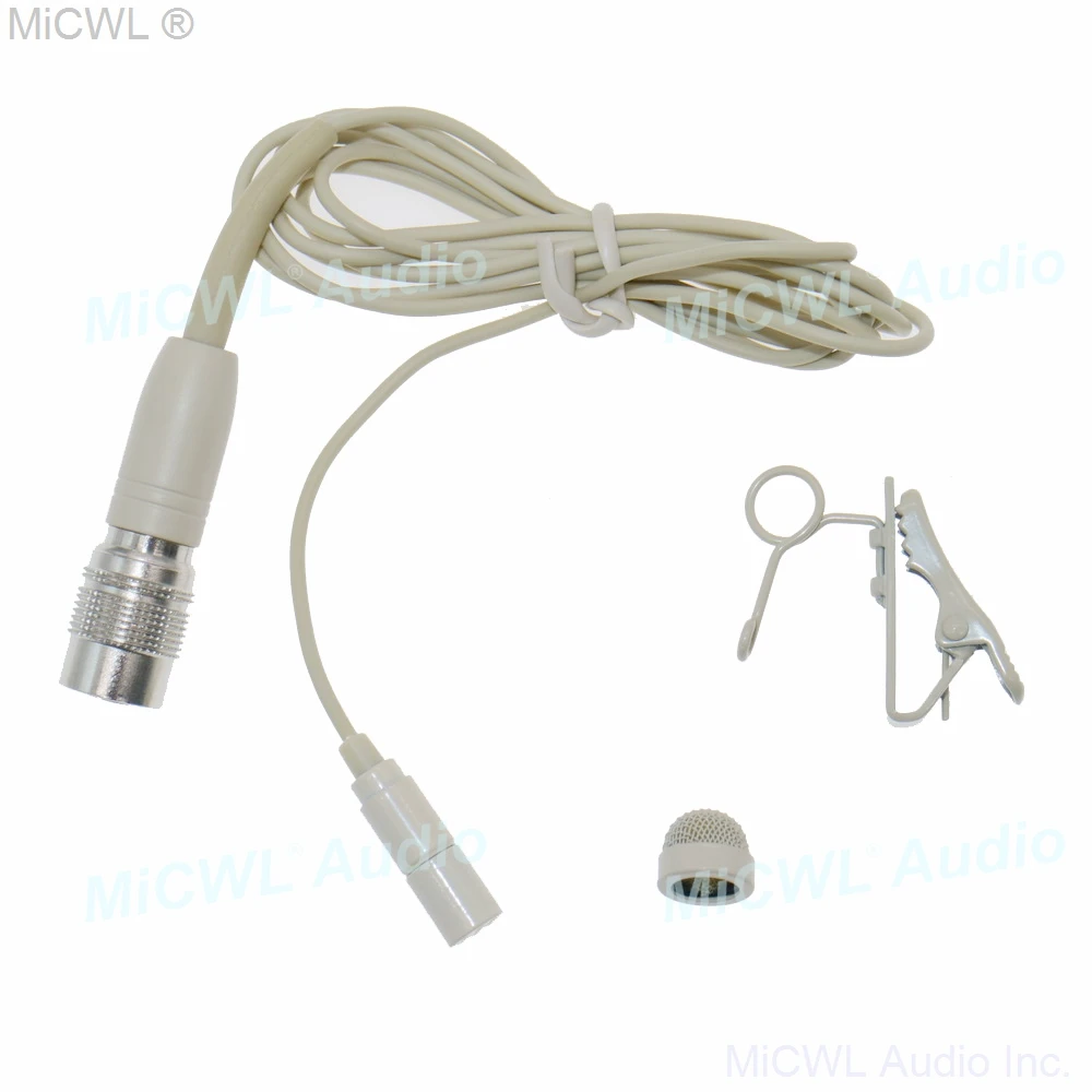 Beige ME2 Mini Tie Clip Lapel Lavalier Microphone For Audio Technica BeltPack Transmitter with Metal Cap
Beige ME2 Mini Tie Clip Lapel Lavalier Microphone For Audio Technica BeltPack Transmitter with Metal Cap