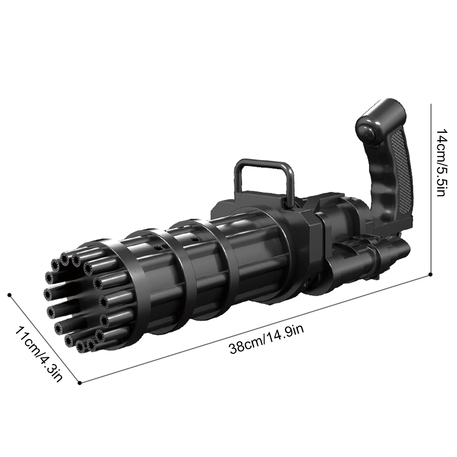 15 Holes Gatling Bubble Machine Automatic Bubble Gun Toy Fan Electric Bubble Machine For Children Gift Cool Toys
15 Holes Gatling Bubble Machine Automatic Bubble Gun Toy Fan Electric Bubble Machine For Children Gift Cool Toys