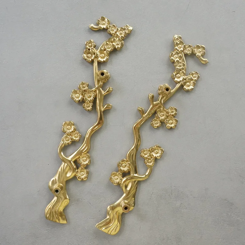 1Pc Creative Brass Plum Blossom Branch Shape Handle Wardrobe Cupboard Cabinet Pull Handles Eleglant Home Decor Furniture Handles
1Pc Creative Brass Plum Blossom Branch Shape Handle Wardrobe Cupboard Cabinet Pull Handles Eleglant Home Decor Furniture Handles