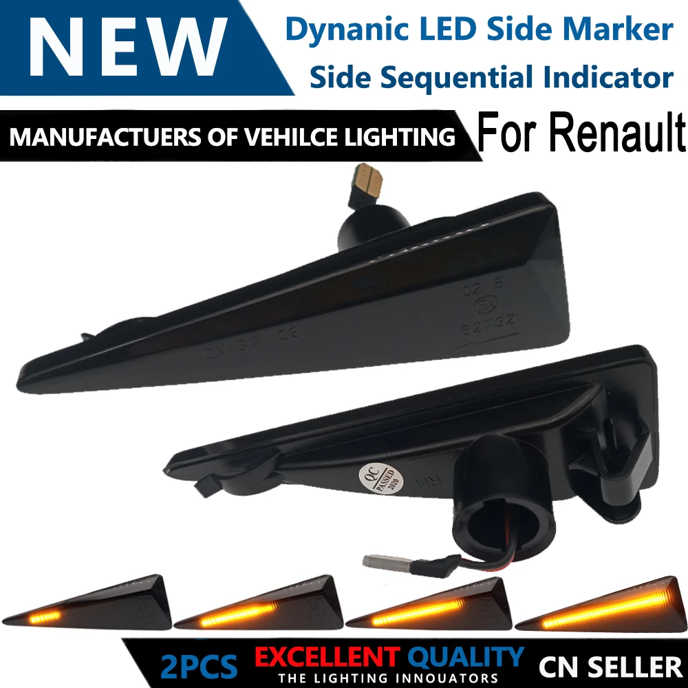 2PCS LED Dynamic Side Marker Blinker Turn Signal Light For Renault Megane Estate Saloon Scenic Wind Vel Satis Espace IV Avantime
2PCS LED Dynamic Side Marker Blinker Turn Signal Light For Renault Megane Estate Saloon Scenic Wind Vel Satis Espace IV Avantime
