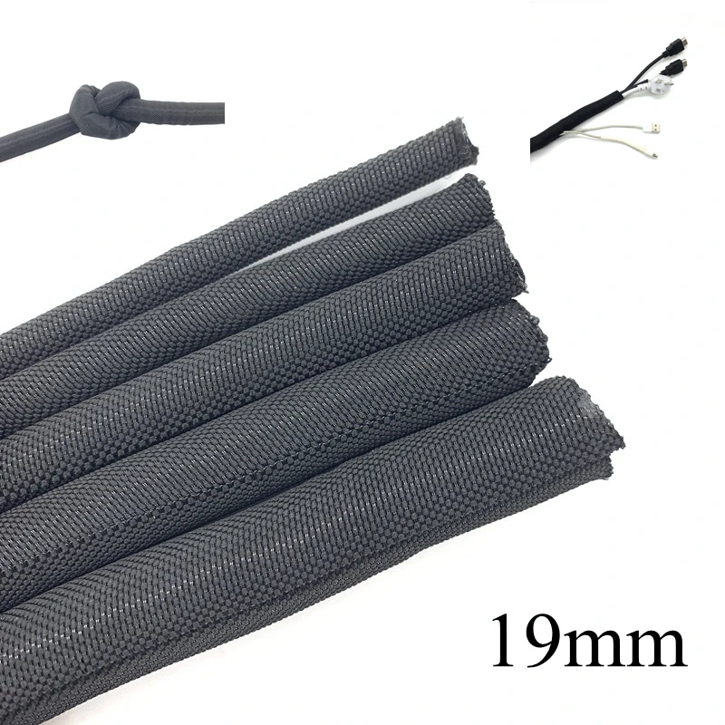 Dia 19mm Expandable Braided Cable Casing Pet Self-Tight Insulation Hose Shunt Tube Protector Harness Nylon Bag
Dia 19mm Expandable Braided Cable Casing Pet Self-Tight Insulation Hose Shunt Tube Protector Harness Nylon Bag