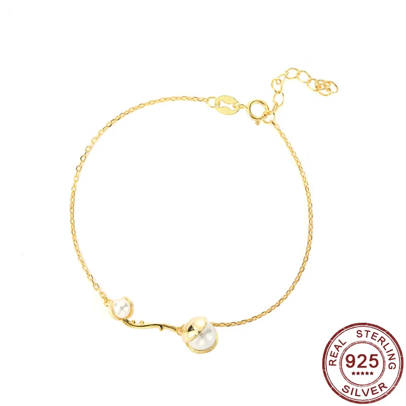 Женский браслет из серебра 925 пробы, с жемчугом
Женский браслет из серебра 925 пробы, с жемчугом
