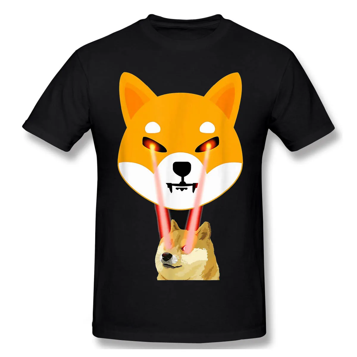 

High Quality Men Shib Coin Shiba Funny Crypto T-Shirt Shiba Inu Token The Doge Killer Pure Cotton Shirt Tees Harajuku TShirt