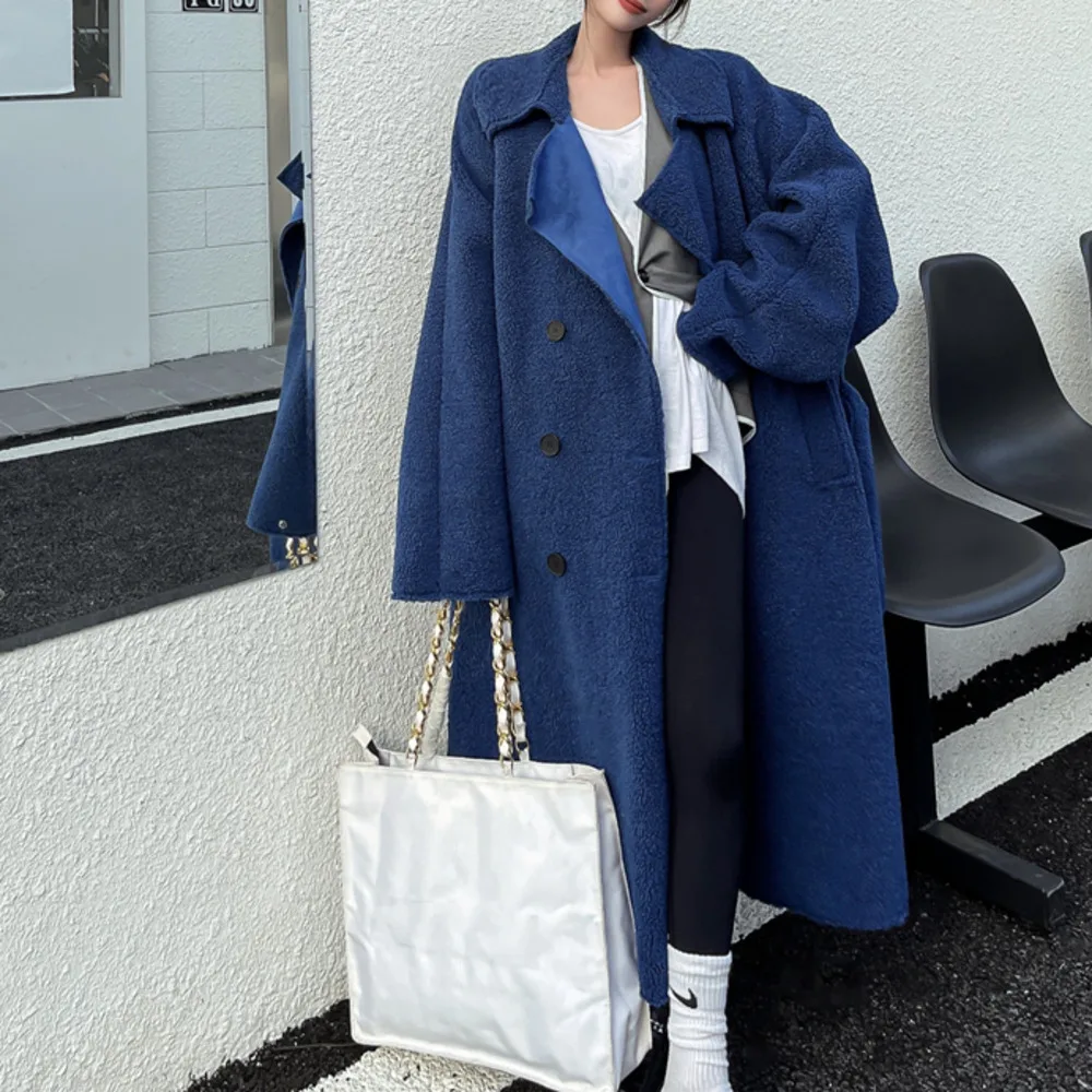 FAKUNTNFur Coat Long Winter Coat One-piece Coat Lamb Women's Winter Medium Long Loose Wool Coat Women Thickened Winter Overcoat
FAKUNTNFur Coat Long Winter Coat One-piece Coat Lamb Women's Winter Medium Long Loose Wool Coat Women Thickened Winter Overcoat