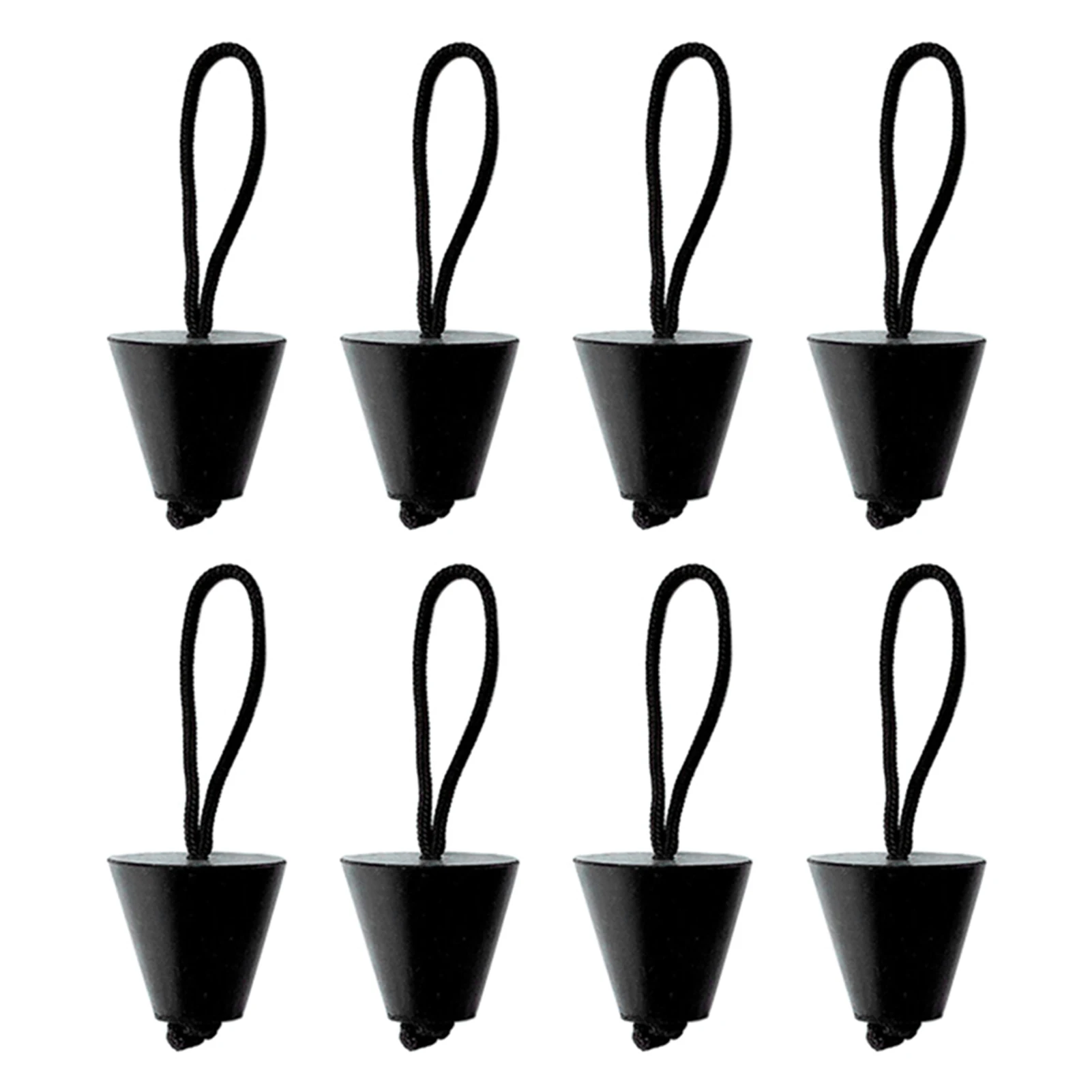 8pcs With Lanyard Easy Install Black Universal Silicone Canoe Marine Kayak Scupper Plug Lightweight Stopper Drain Holes Bung
8pcs With Lanyard Easy Install Black Universal Silicone Canoe Marine Kayak Scupper Plug Lightweight Stopper Drain Holes Bung