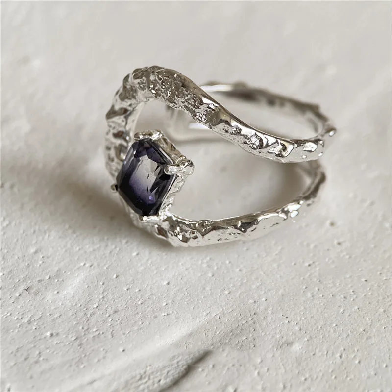Luxury Gradient Crystal Rhinestone Zircon Geometric Square Irregular Twist Textured Metal Open Adjustable Ring For Women Jewelry
Luxury Gradient Crystal Rhinestone Zircon Geometric Square Irregular Twist Textured Metal Open Adjustable Ring For Women Jewelry