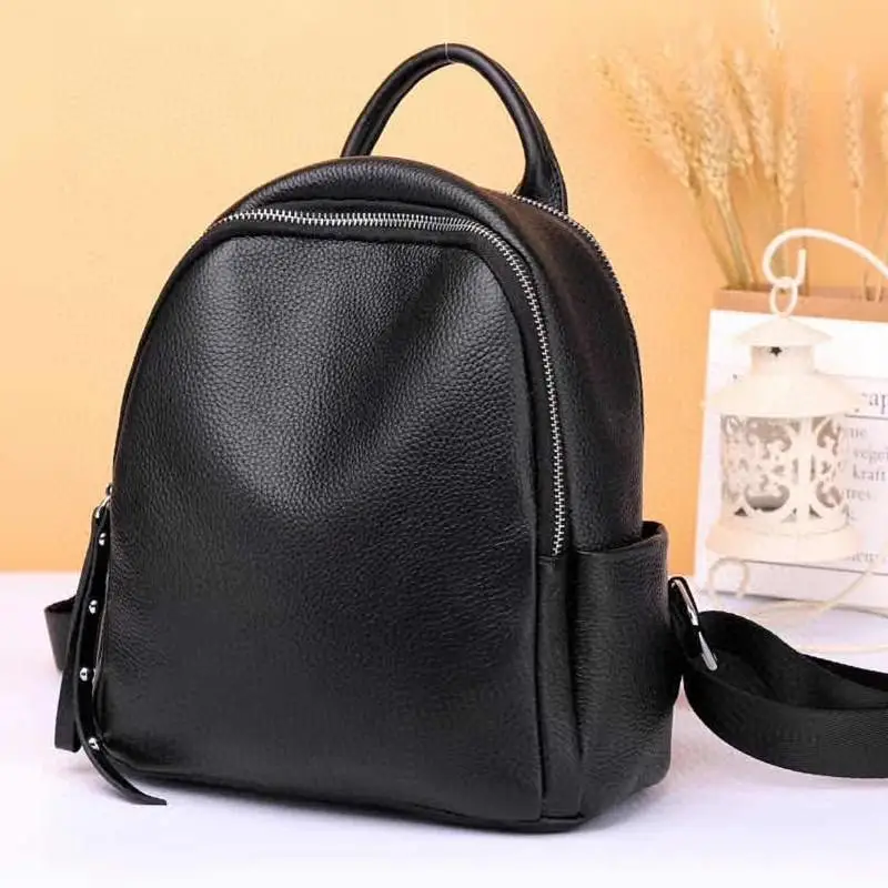 Simple Versatile Genuine Leather Backpack Women Bag 2021 New Leisure Solid Color Cowhide Large Capacity Travel Bags
Simple Versatile Genuine Leather Backpack Women Bag 2021 New Leisure Solid Color Cowhide Large Capacity Travel Bags