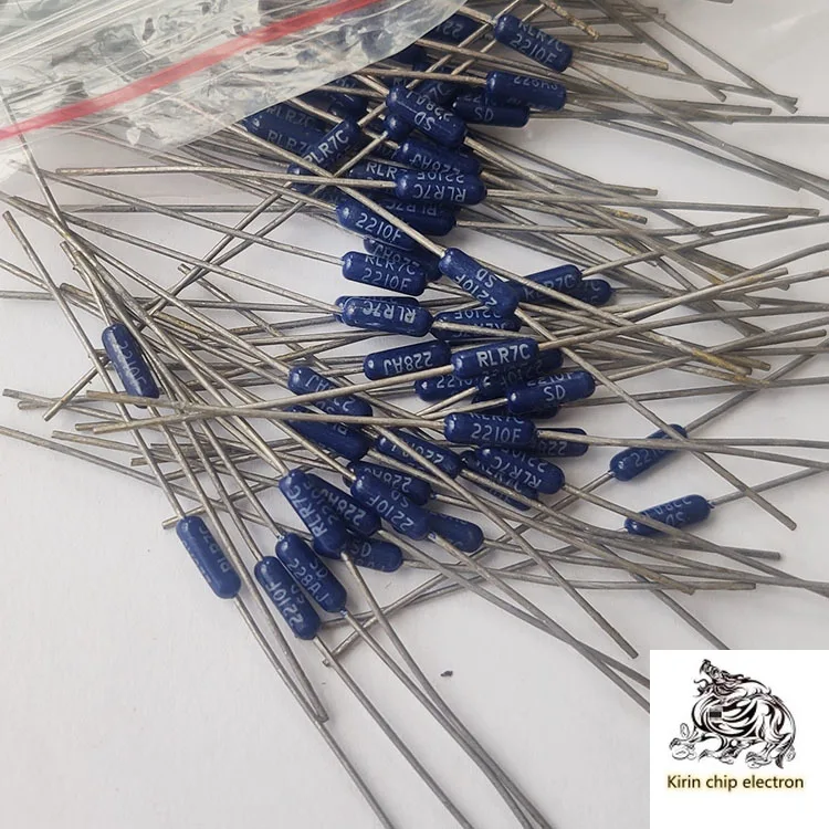 50pcs/ Lot 221R Dark blue 2.2x6.5mm 1/4w 0.25W 1% metal film resistance 2210F can be substituted for 220R
50pcs/ Lot 221R Dark blue 2.2x6.5mm 1/4w 0.25W 1% metal film resistance 2210F can be substituted for 220R