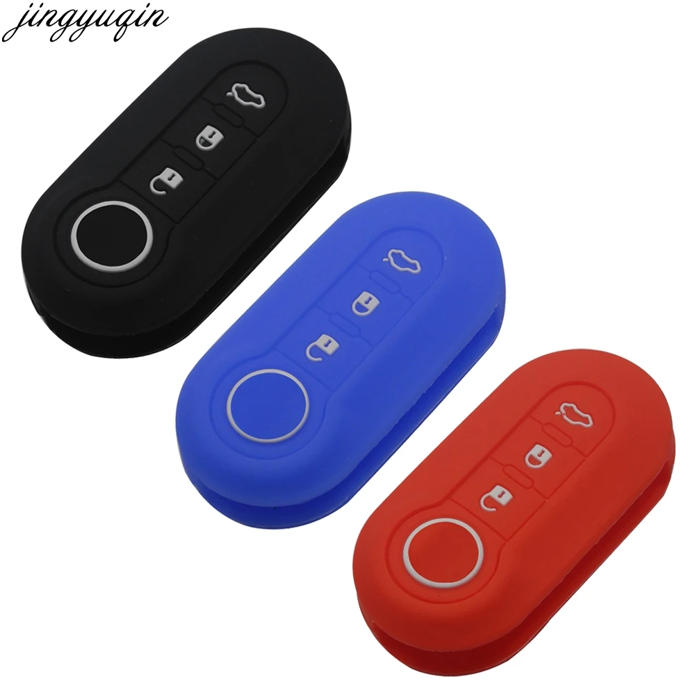 Jingyuqin 10pcs Flip Remote Car Key Fob Silicone Case Cover Protector For Fiat 500 Panda Punto Bravo 3 Button Auto Accessories
Jingyuqin 10pcs Flip Remote Car Key Fob Silicone Case Cover Protector For Fiat 500 Panda Punto Bravo 3 Button Auto Accessories