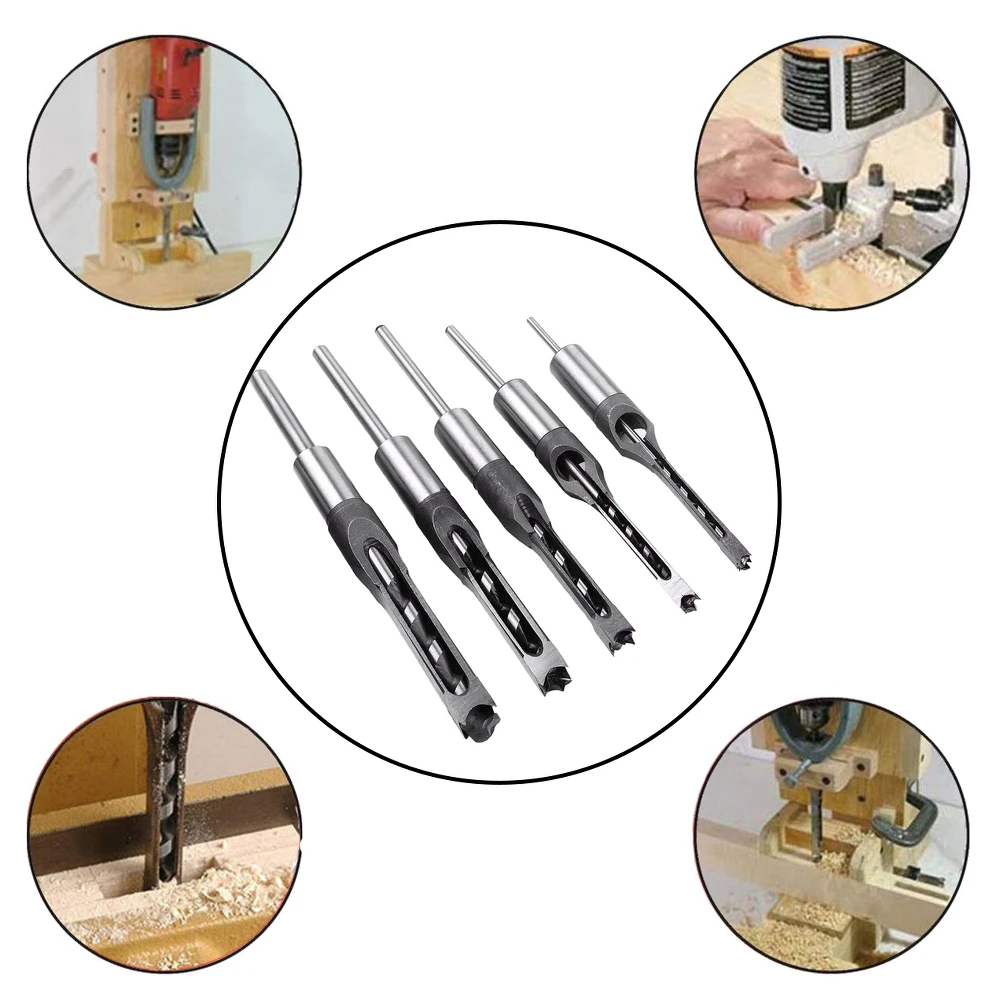 5PCS Twist Drill Bits Woodworking Drill Tools Kit Set Square Auger Mortising Chisel Drill Set Hole Sawl Spiral Mortising Chisel
5PCS Twist Drill Bits Woodworking Drill Tools Kit Set Square Auger Mortising Chisel Drill Set Hole Sawl Spiral Mortising Chisel