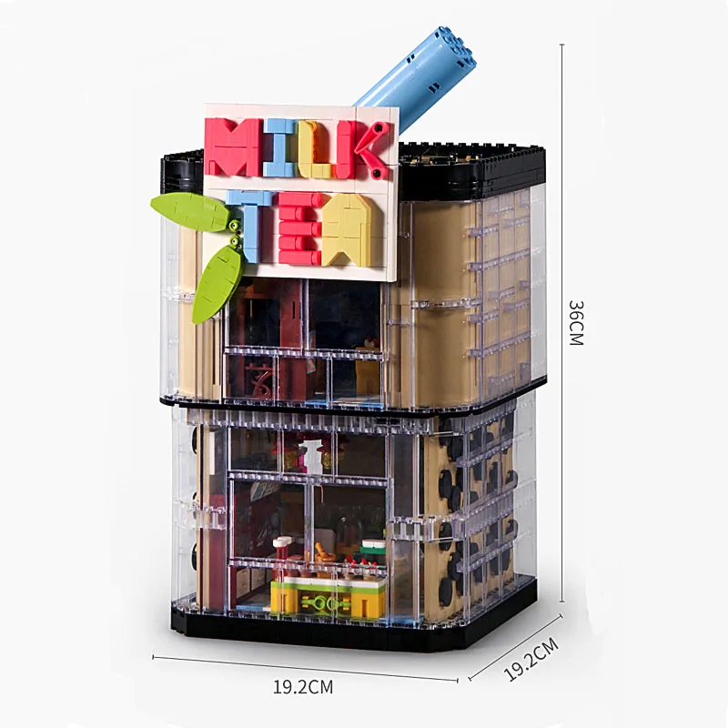 City Street View Creator Expert Bricks 1721Pcs Milktea Shop Modular Cafe Coffee Shop Bricks Model Building Blocks Moc Bricks 
City Street View Creator Expert Bricks 1721Pcs Milktea Shop Modular Cafe Coffee Shop Bricks Model Building Blocks Moc Bricks