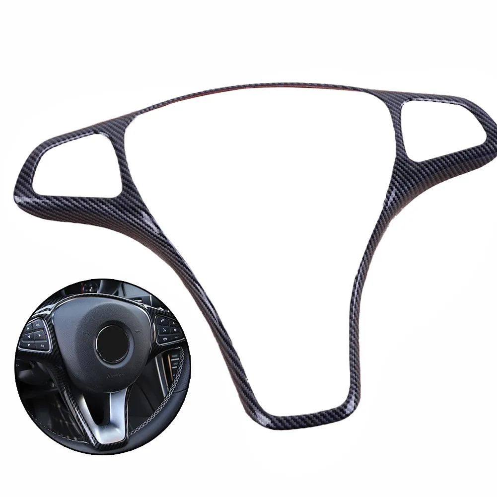 1 X Steering Wheel Cover 30.9x25cm Carbon Fiber Steering Wheel Cover Trim Fit For Benz C-Class W205 GLC-Class X253
1 X Steering Wheel Cover 30.9x25cm Carbon Fiber Steering Wheel Cover Trim Fit For Benz C-Class W205 GLC-Class X253