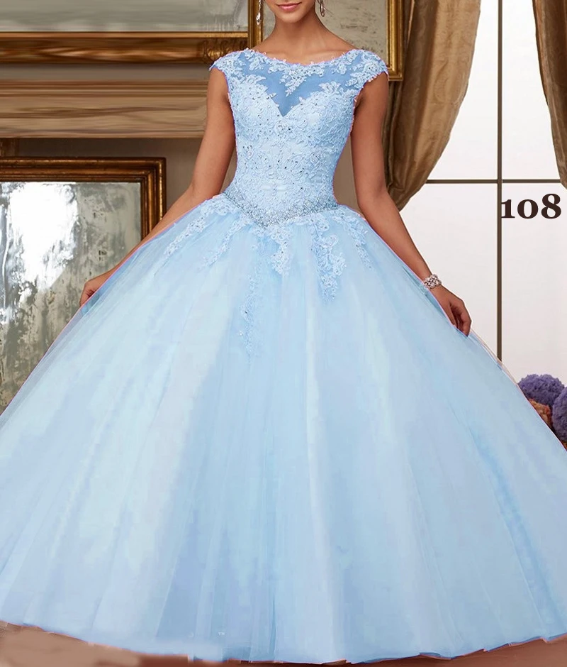 Индивидуальные цветные иллюзионные тюлевые платья Quinceanera женские бальные для
