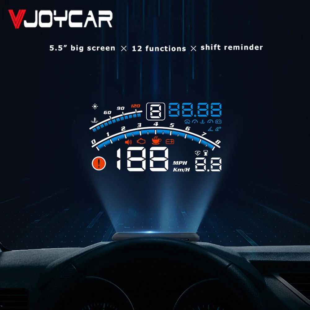V4E 5,5 "Автомобиль HUD Дисплей Авто OBD2 лобовое стекло Скорость проектор охранной сигнализации Температура воды более Скорость об/мин Напряжени...
V4E 5,5 "Автомобиль HUD Дисплей Авто OBD2 лобовое стекло Скорость проектор охранной сигнализации Температура воды более Скорость об/мин Напряжени...