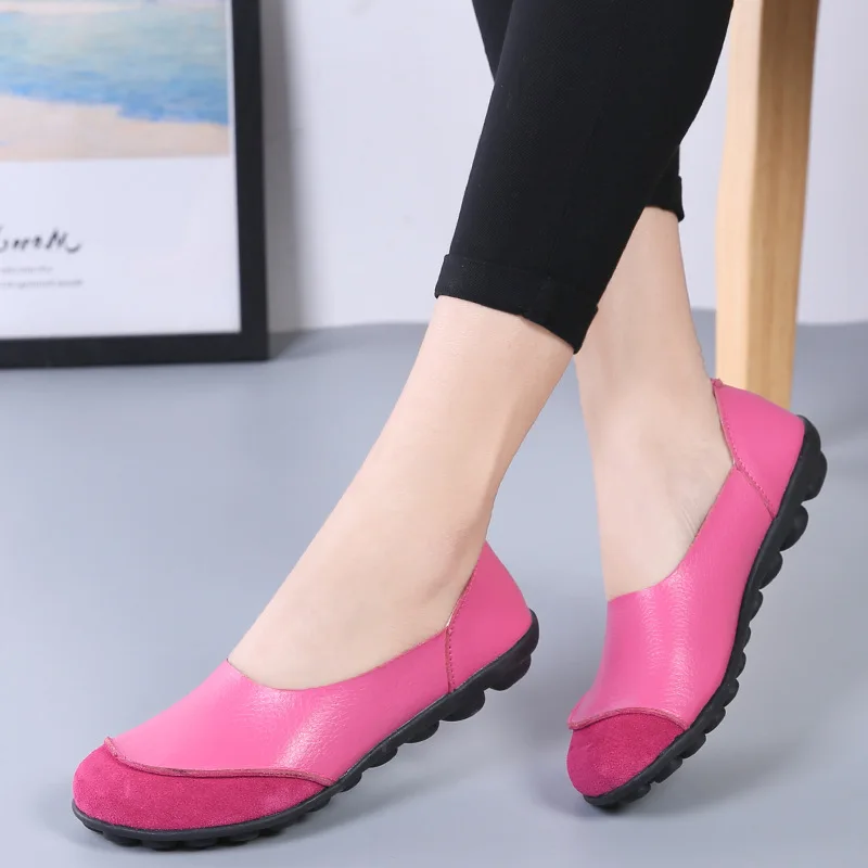 New Moccasins Women Flats 2021 Autumn Woman Loafers Genuine Leather Female Shoes Slip On Ballet Bowtie Women's Shoe Size 35-44
New Moccasins Women Flats 2021 Autumn Woman Loafers Genuine Leather Female Shoes Slip On Ballet Bowtie Women's Shoe Size 35-44