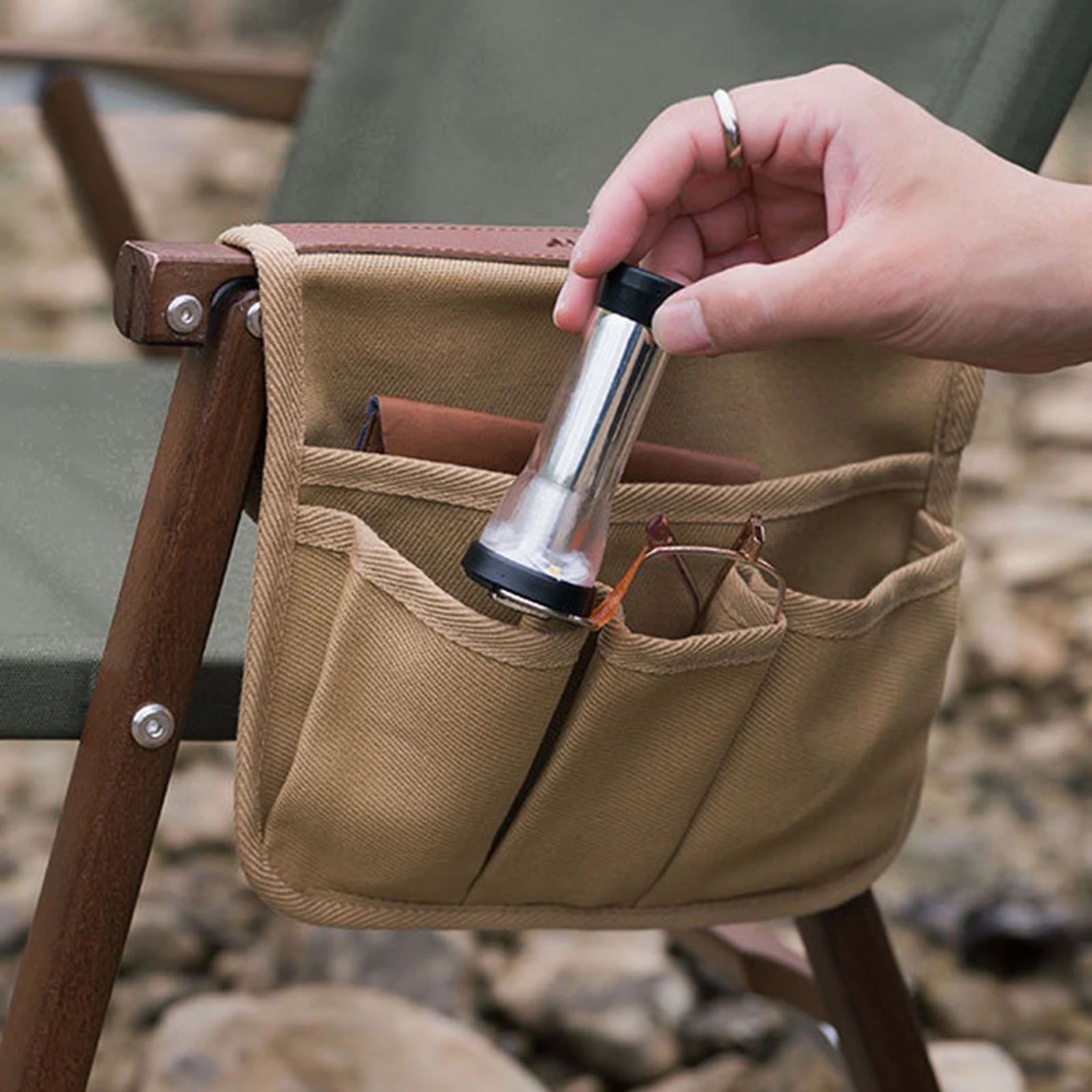 Camping Chair Armrest Organizer Hanging Sundries Storage Bag for Outdoor Fishing Folding Chairs
Camping Chair Armrest Organizer Hanging Sundries Storage Bag for Outdoor Fishing Folding Chairs
