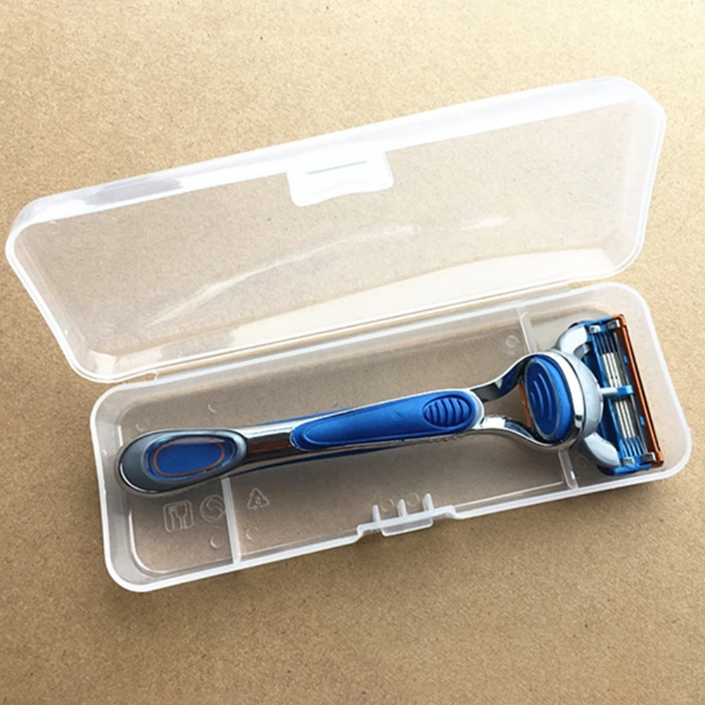 Transparent Razor Storage Box Portable Lightweight Razor Holder Protector Case for Men Home Travel Bathroom Use Razor Organizer
Transparent Razor Storage Box Portable Lightweight Razor Holder Protector Case for Men Home Travel Bathroom Use Razor Organizer
