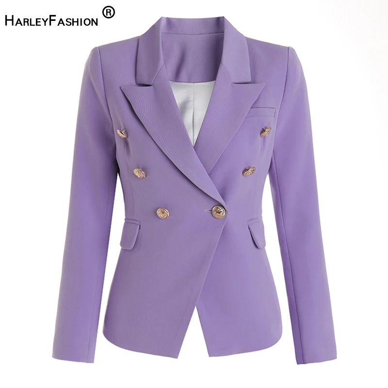 HarleyFashion High Quality Women Classic Design Slim Purple Blazer Candy Color All-match Stunning Casual Blazers Fit Jackets
HarleyFashion High Quality Women Classic Design Slim Purple Blazer Candy Color All-match Stunning Casual Blazers Fit Jackets