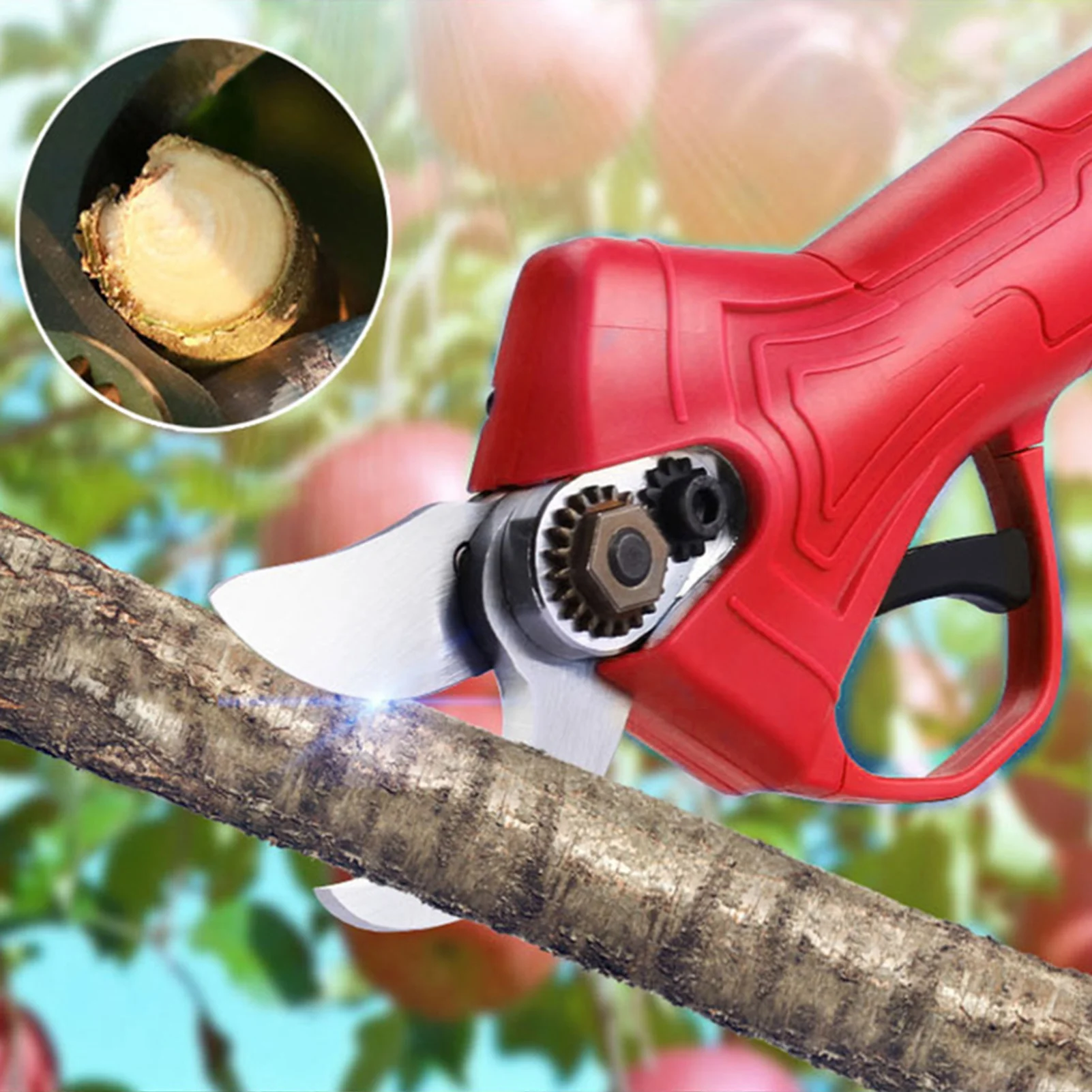 Professional Cordless Electric Pruning Shears 2Ah Lithium Battery Powered Tree Pruner Adjustable Cut Diameter Tree Branch Pruner
Professional Cordless Electric Pruning Shears 2Ah Lithium Battery Powered Tree Pruner Adjustable Cut Diameter Tree Branch Pruner