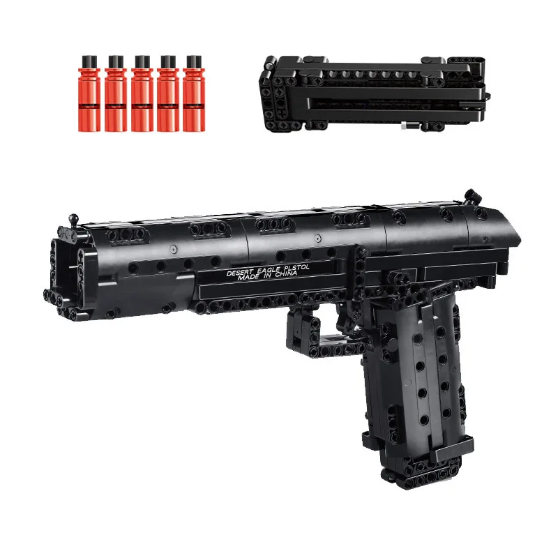 MOULD KING MOC The Desert Eagle Pistol Weapon SWAT Gun Model Building Blocks Bricks Kids Educational DIY Toys Christmas Gifts
MOULD KING MOC The Desert Eagle Pistol Weapon SWAT Gun Model Building Blocks Bricks Kids Educational DIY Toys Christmas Gifts