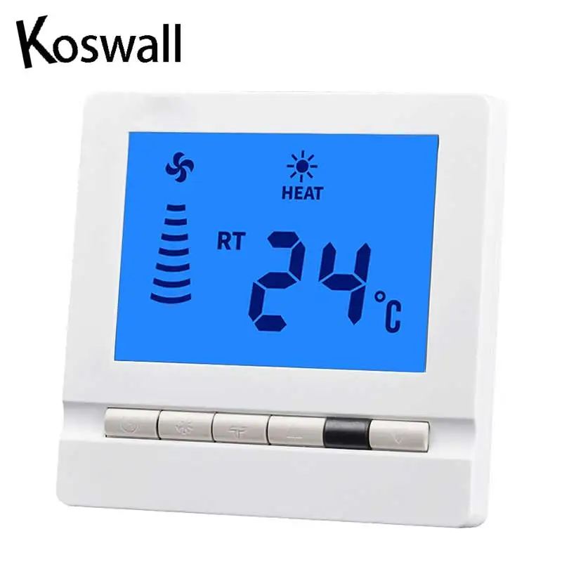 109d LCD screen thermostat fan Thermoregulator Temperature intelligent control thermometer switch panel
109d LCD screen thermostat fan Thermoregulator Temperature intelligent control thermometer switch panel