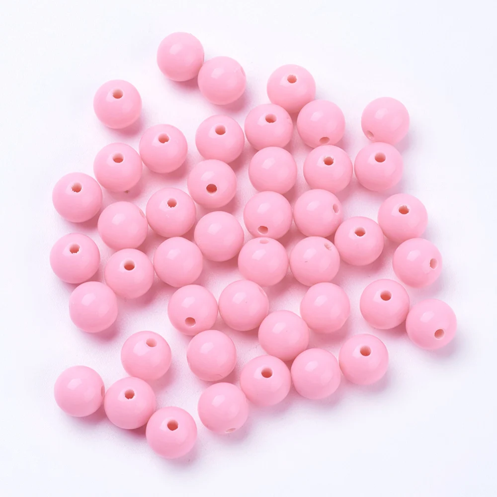 500g Opaque Acrylic Beads Round Flamingo Size: about 8mm in diameter hole: 1.5mm(Range: 1.3~1.8mm) about 1700pcs/500g
500g Opaque Acrylic Beads Round Flamingo Size: about 8mm in diameter hole: 1.5mm(Range: 1.3~1.8mm) about 1700pcs/500g