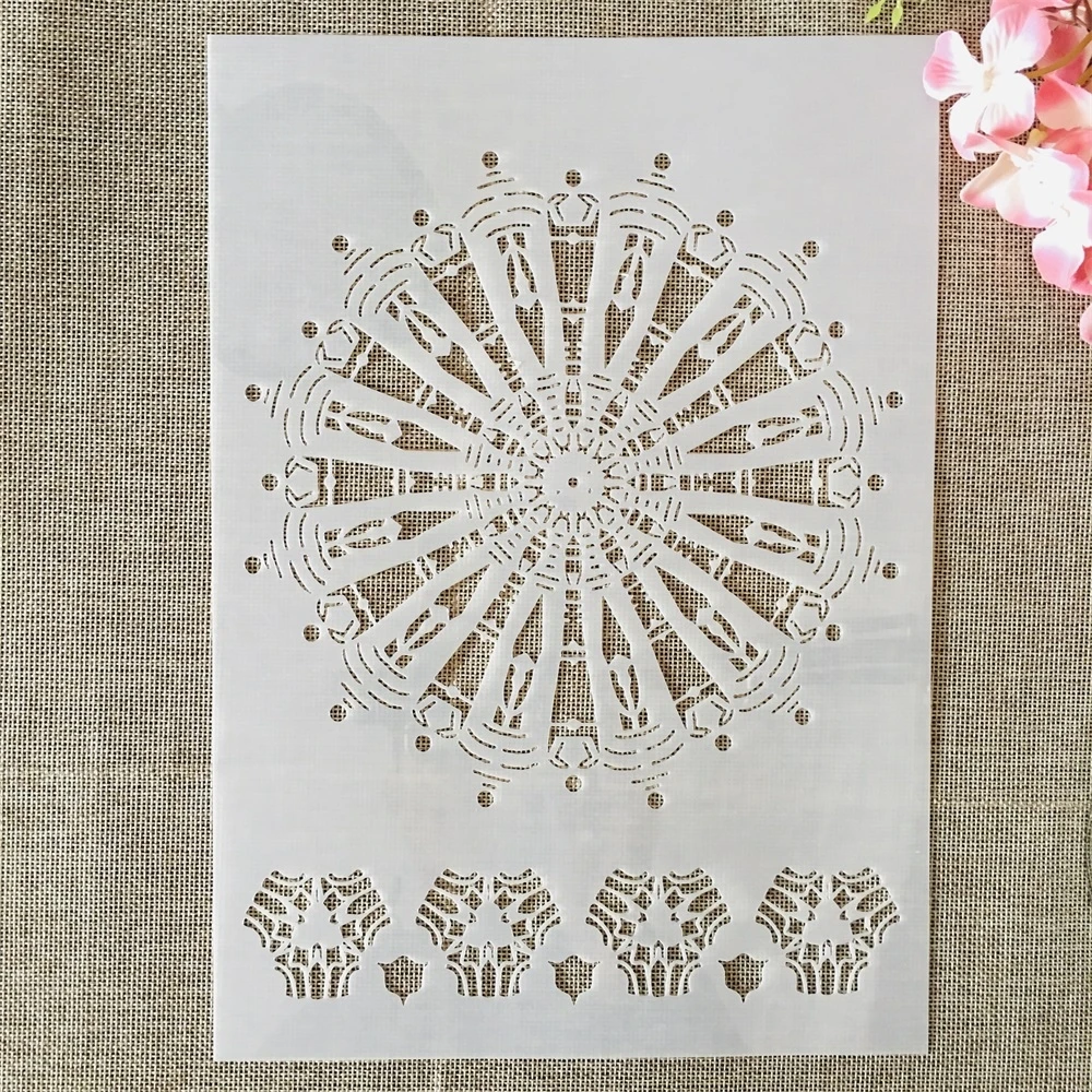 A4 29cm Mandala Totem Wheel DIY Layering Stencils Wall Painting Scrapbook Coloring Embossing Album Decorative Template
A4 29cm Mandala Totem Wheel DIY Layering Stencils Wall Painting Scrapbook Coloring Embossing Album Decorative Template