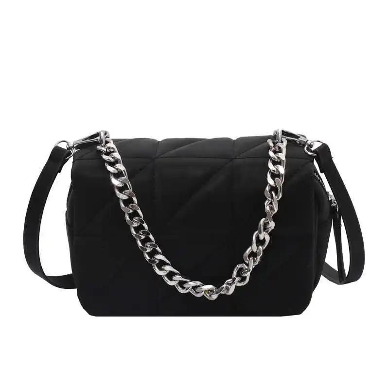 Luxury Designer Handbag Women Mini Shoulder Bag Satchel Style Nylon Small Crossbody Bags For Women 2021 Metale Chain Clutches
Luxury Designer Handbag Women Mini Shoulder Bag Satchel Style Nylon Small Crossbody Bags For Women 2021 Metale Chain Clutches