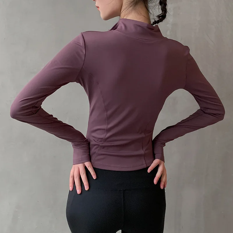Women's Thumb Jackets 2019 New Long Sleeve Running Coat Yoga Gym Fitness Tight Tops Quick-Dry Breathable Sports Jacket Women
Women's Thumb Jackets 2019 New Long Sleeve Running Coat Yoga Gym Fitness Tight Tops Quick-Dry Breathable Sports Jacket Women