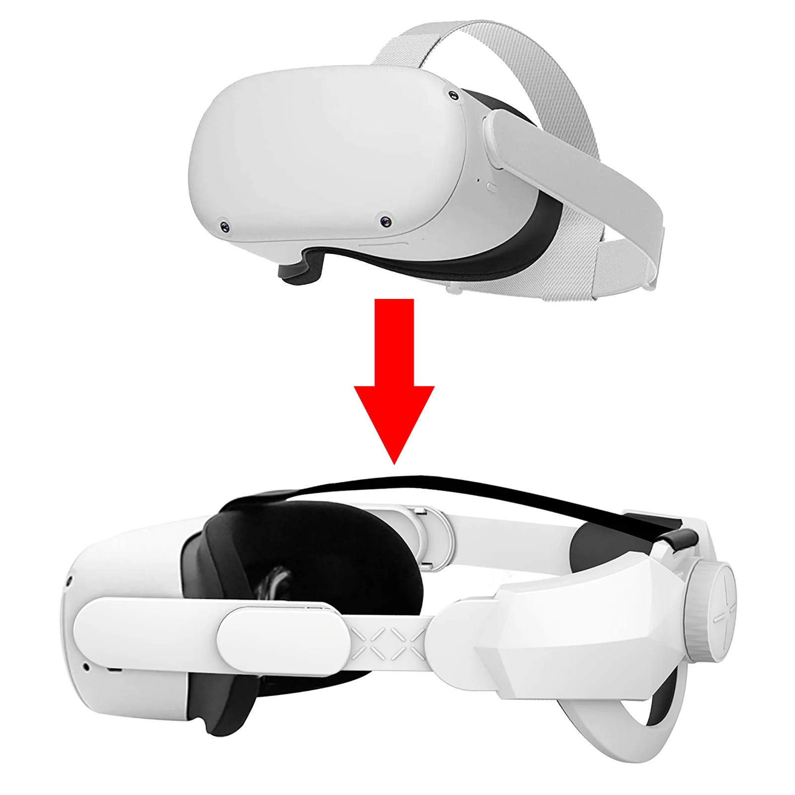 Replace Virtual Reality Quest 2 Elite Adjustable Comfortable Bracket Headband Head Strap For Oculus Quest 2 Strap vr Accessories
Replace Virtual Reality Quest 2 Elite Adjustable Comfortable Bracket Headband Head Strap For Oculus Quest 2 Strap vr Accessories