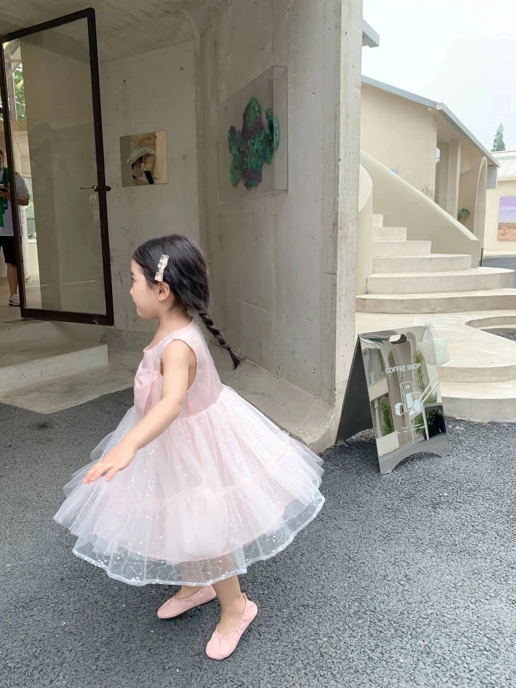 2021 Summer Baby Girls Bowknot Sequins Princess Dresses Sleeveless Party Ball Gown Kids Sweet Birthday Dresses
2021 Summer Baby Girls Bowknot Sequins Princess Dresses Sleeveless Party Ball Gown Kids Sweet Birthday Dresses