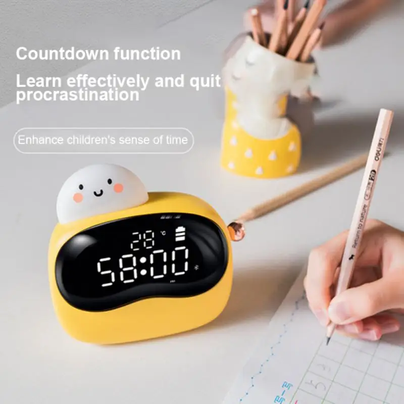 Kids Alarm Clock Cute LED Luminous Digital Alarm Clock For Kids Bedside Intelligent Program Control Clock Children Sleep Clock
Kids Alarm Clock Cute LED Luminous Digital Alarm Clock For Kids Bedside Intelligent Program Control Clock Children Sleep Clock